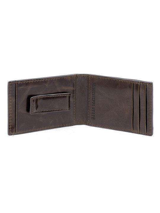 Mississippi State Bulldogs Legacy Flip Bifold Front Pocket Wallet by Jack Mason - Country Club Prep