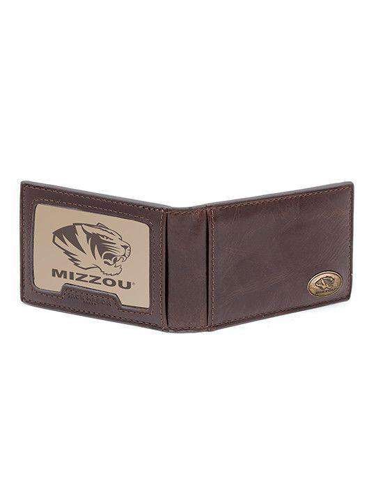 Missouri Tigers Legacy Flip Bifold Front Pocket Wallet by Jack Mason - Country Club Prep