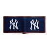New York Yankees Needlepoint Wallet by Smathers & Branson - Country Club Prep