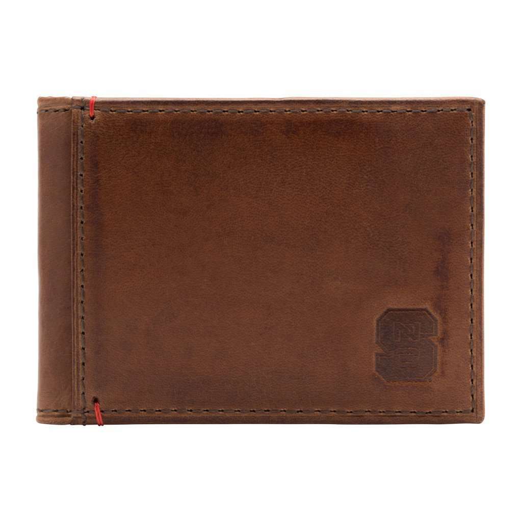 North Carolina State Wolfpack Campus Flip Bifold Front Pocket Wallet by Jack Mason - Country Club Prep