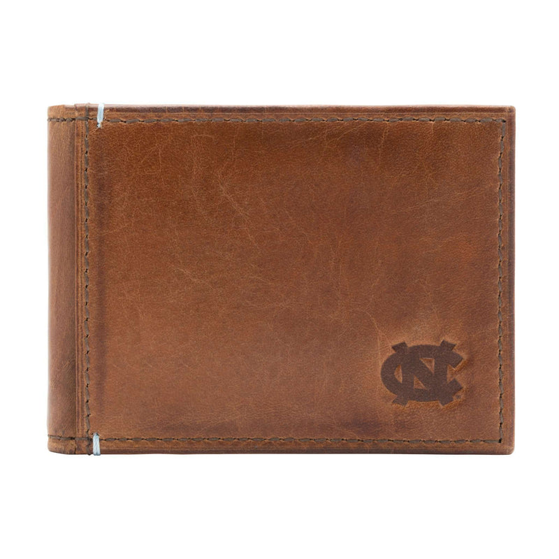 North Carolina Tar Heels Campus Flip Bifold Front Pocket Wallet by Jack Mason - Country Club Prep