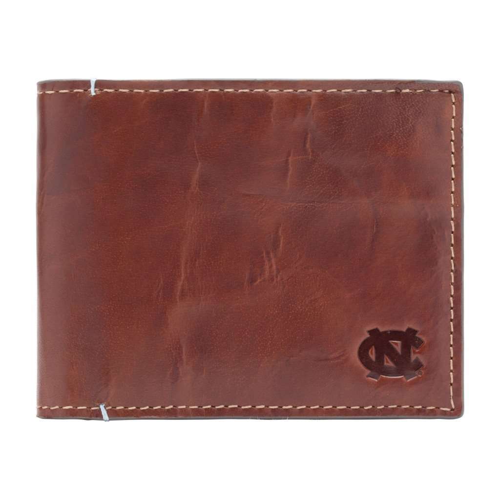 North Carolina Tar Heels Hangtime Slim Bifold Wallet by Jack Mason - Country Club Prep