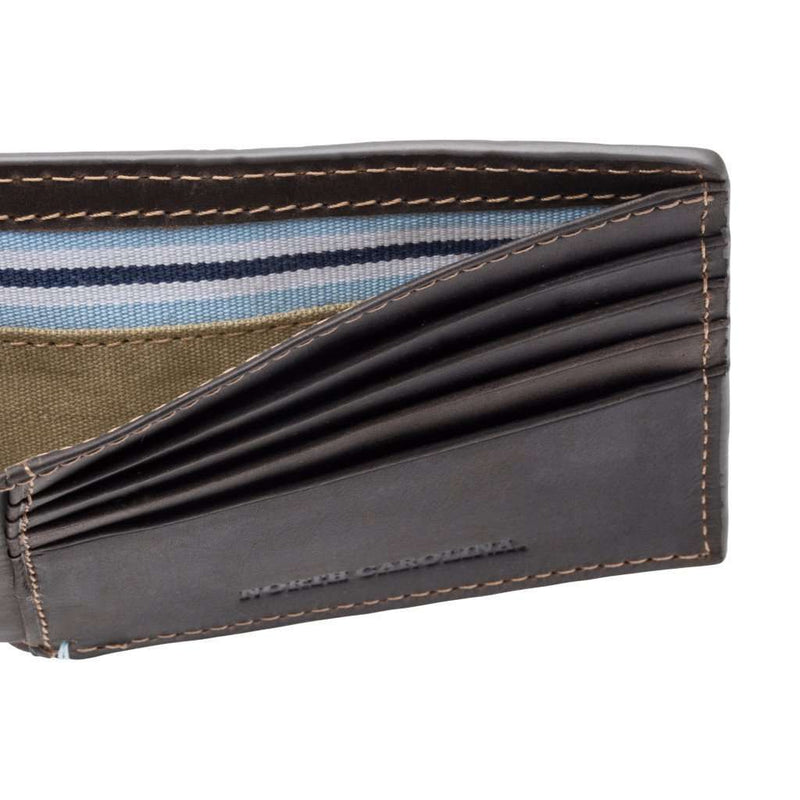 North Carolina Tar Heels Hangtime Slim Bifold Wallet by Jack Mason - Country Club Prep