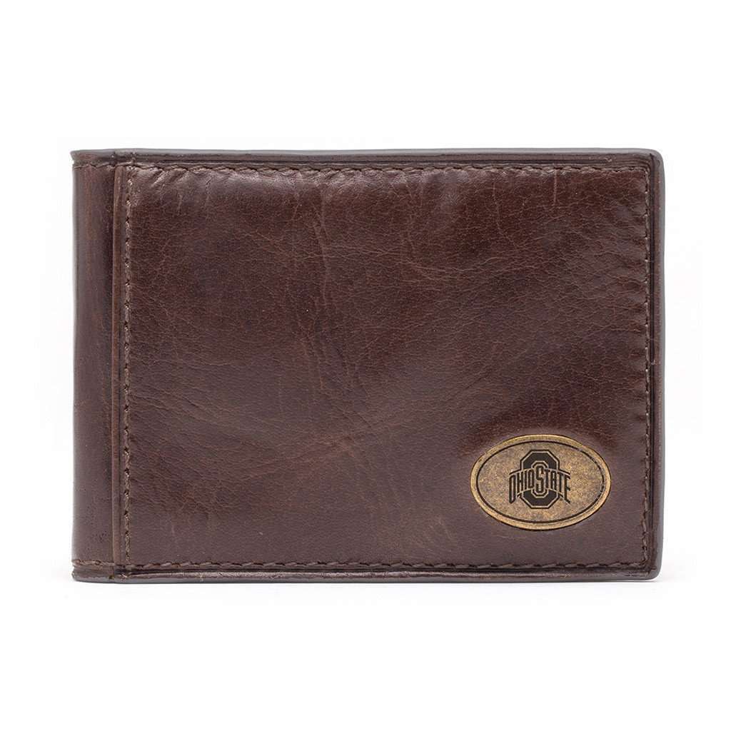Ohio State Buckeyes Legacy Flip Bifold Front Pocket Wallet by Jack Mason - Country Club Prep