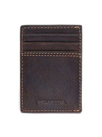 Oklahoma Sooners Gridiron Mulitcard Front Pocket Wallet by Jack Mason - Country Club Prep