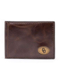Oklahoma Sooners Legacy Flip Bifold Front Pocket Wallet by Jack Mason - Country Club Prep