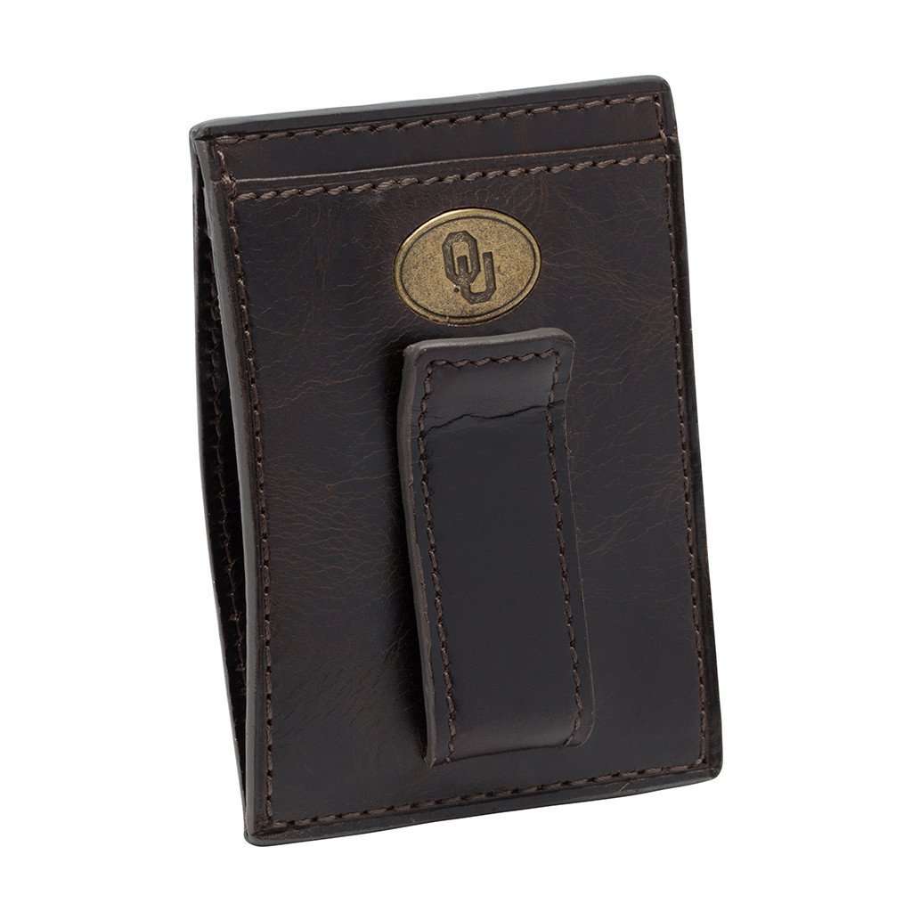 Oklahoma Sooners Legacy Multicard Front Pocket Wallet by Jack Mason - Country Club Prep