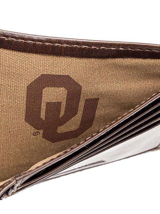 Oklahoma Sooners Legacy Traveler Wallet by Jack Mason - Country Club Prep