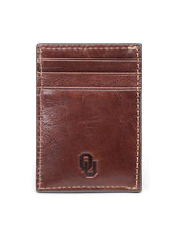 Oklahoma Sooners Tailgate Multicard Front Pocket Wallet by Jack Mason - Country Club Prep