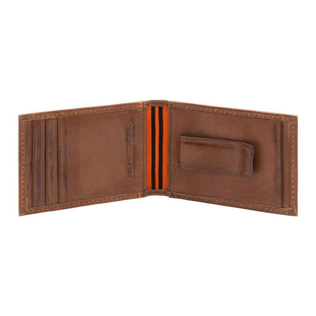 Oklahoma State Cowboys Campus Flip Bifold Front Pocket Wallet by Jack Mason - Country Club Prep
