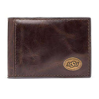 Oklahoma State Cowboys Legacy Flip Bifold Front Pocket Wallet by Jack Mason - Country Club Prep
