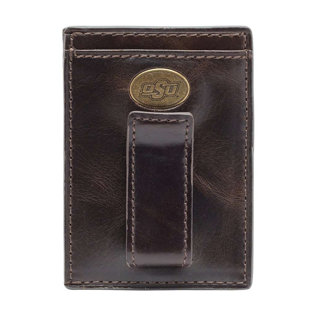 Oklahoma State Cowboys Legacy Multicard Front Pocket Wallet by Jack Mason - Country Club Prep