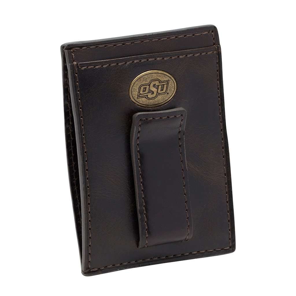 Oklahoma State Cowboys Legacy Multicard Front Pocket Wallet by Jack Mason - Country Club Prep