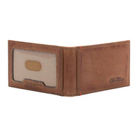 Ole Miss Rebels Campus Flip Bifold Front Pocket Wallet by Jack Mason - Country Club Prep