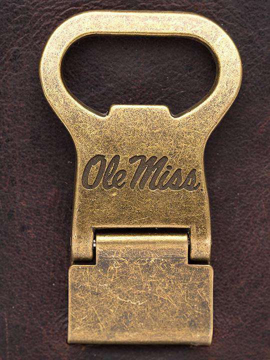 Ole Miss Rebels Gridiron Mulitcard Front Pocket Wallet by Jack Mason - Country Club Prep