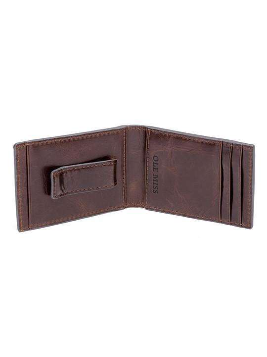 Ole Miss Rebels Legacy Flip Bifold Front Pocket Wallet by Jack Mason - Country Club Prep