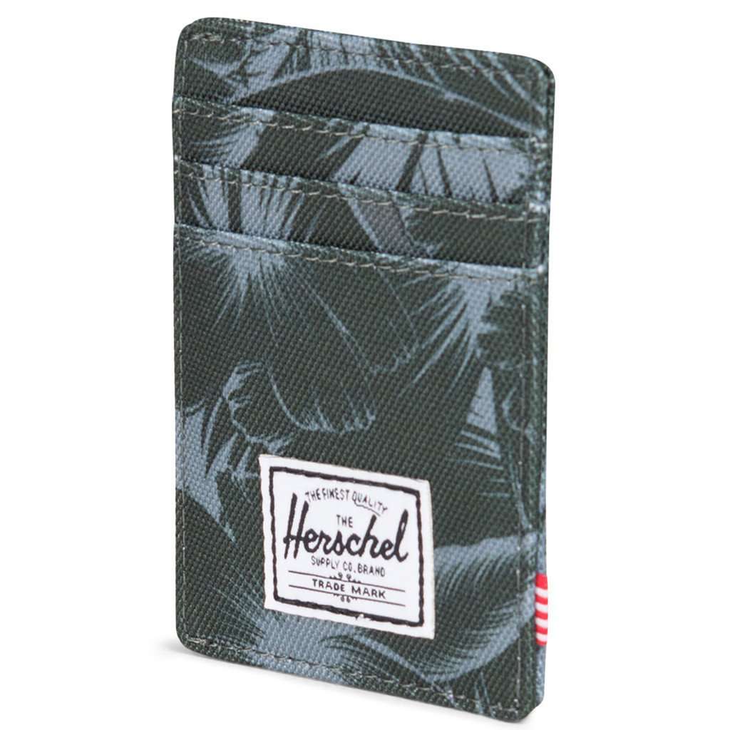 Raven Wallet in Jungle Floral Green by Herschel Supply Co. - Country Club Prep