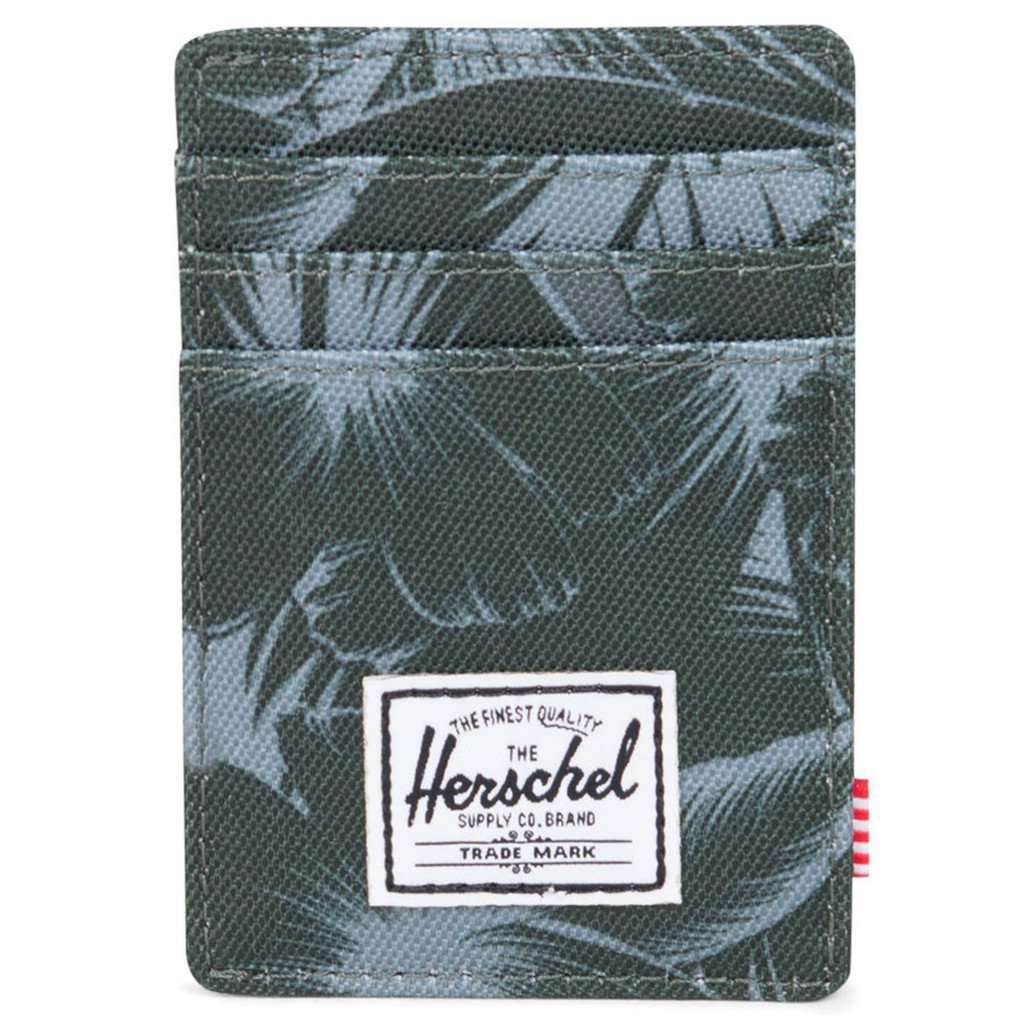 Raven Wallet in Jungle Floral Green by Herschel Supply Co. - Country Club Prep