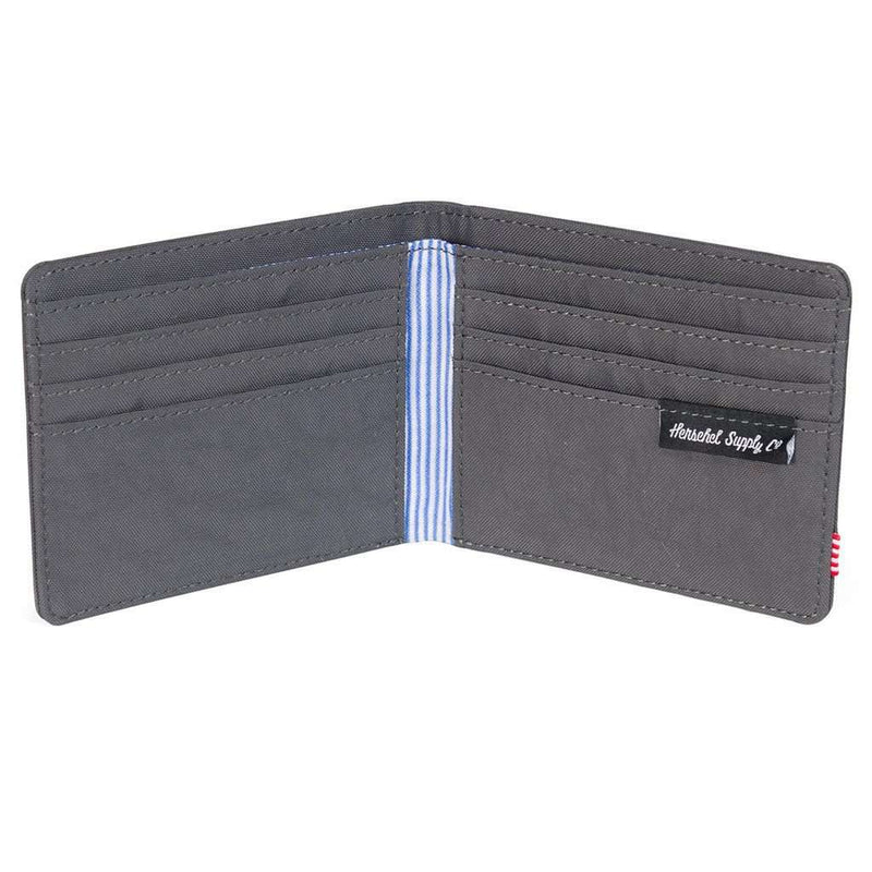 Roy Wallet in Dark Shadow Wrinkled Nylon by Herschel Supply Co. - Country Club Prep