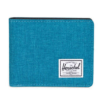 Roy Wallet in Petrol Crosshatch by Herschel Supply Co. - Country Club Prep
