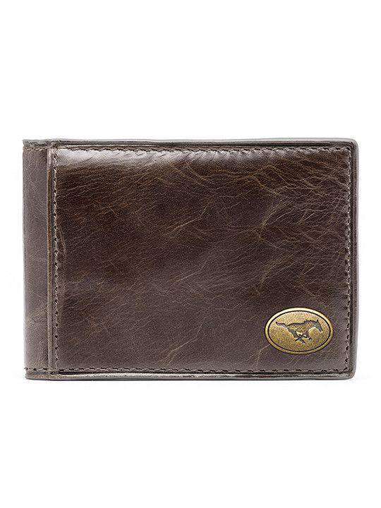 SMU Mustangs Legacy Flip Bifold Front Pocket Wallet by Jack Mason - Country Club Prep
