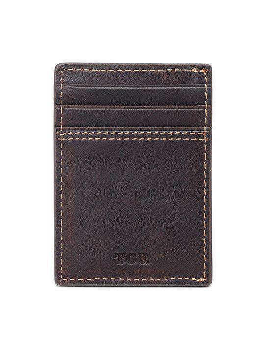 TCU Horned Frogs Gridiron Mulitcard Front Pocket Wallet by Jack Mason - Country Club Prep