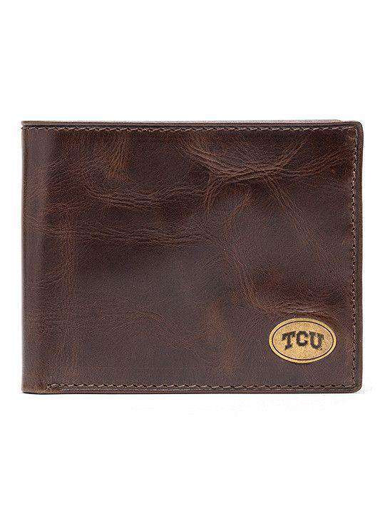 TCU Horned Frogs Legacy Traveler Wallet by Jack Mason - Country Club Prep