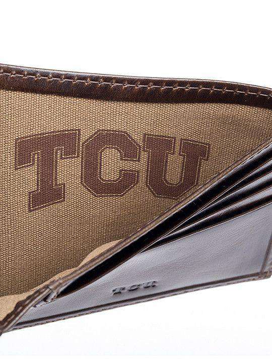 TCU Horned Frogs Legacy Traveler Wallet by Jack Mason - Country Club Prep