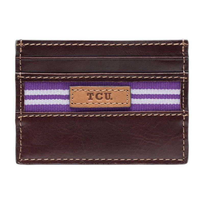 TCU Horned Frogs Tailgate ID Window Card Case by Jack Mason - Country Club Prep
