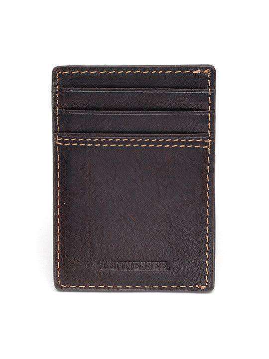 Tennessee Volunteers Gridiron Mulitcard Front Pocket Wallet by Jack Mason - Country Club Prep