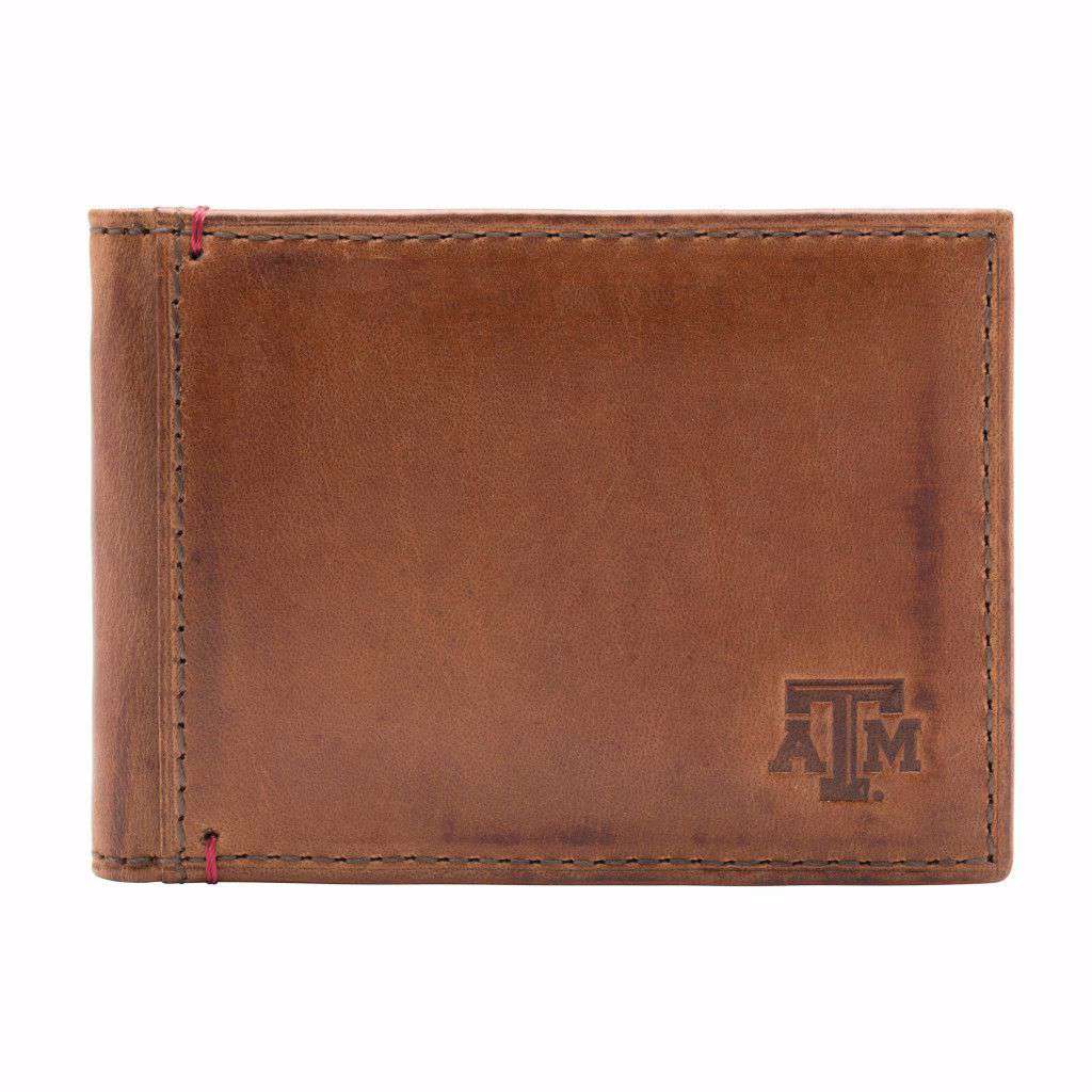 Texas A&M Aggies Campus Flip Bifold Front Pocket Wallet by Jack Mason - Country Club Prep