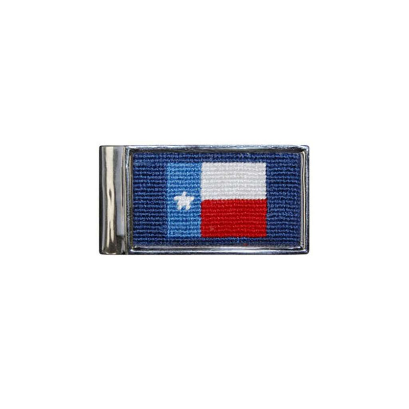Texas Flag Needlepoint Money Clip by Smathers & Branson - Country Club Prep