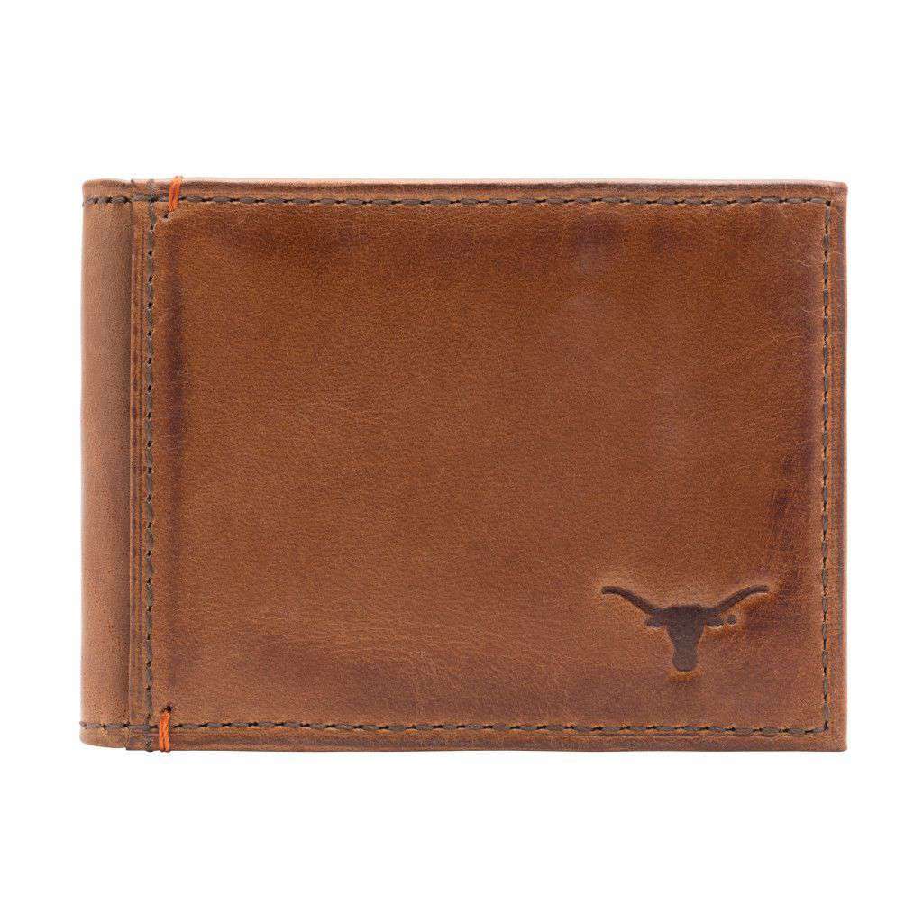 Texas Longhorns Campus Flip Bifold Front Pocket Wallet by Jack Mason - Country Club Prep