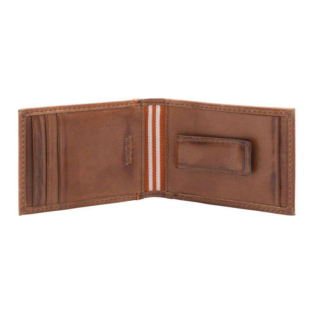 Texas Longhorns Campus Flip Bifold Front Pocket Wallet by Jack Mason - Country Club Prep
