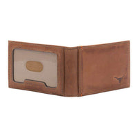 Texas Longhorns Campus Flip Bifold Front Pocket Wallet by Jack Mason - Country Club Prep