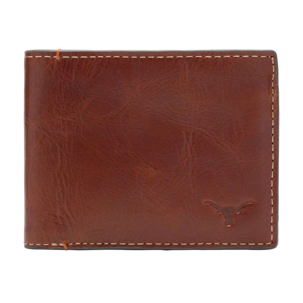 Texas Longhorns Hangtime Slim Bifold Wallet by Jack Mason - Country Club Prep