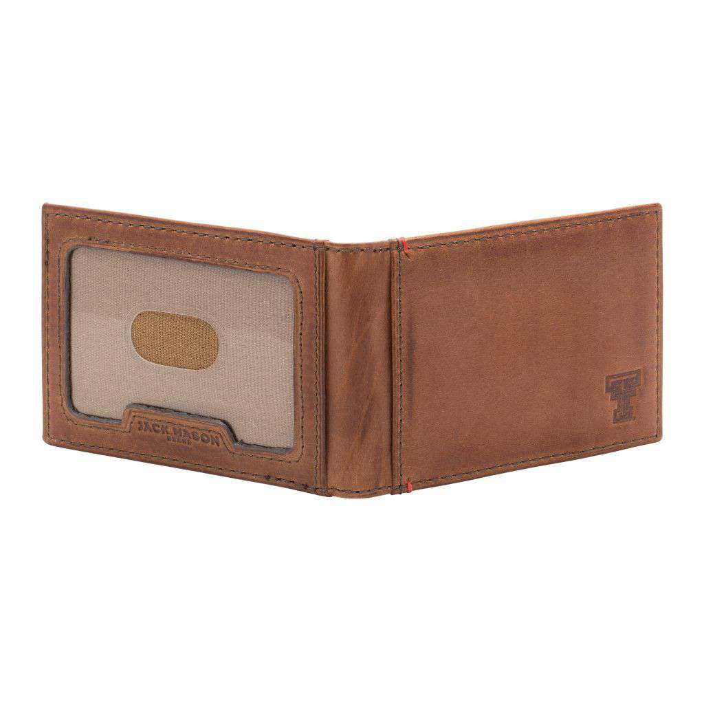 Texas Tech Red Raiders Campus Flip Bifold Front Pocket Wallet by Jack Mason - Country Club Prep