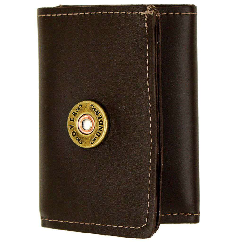 Tri-Fold Leather Wallet by Over Under Clothing - Country Club Prep