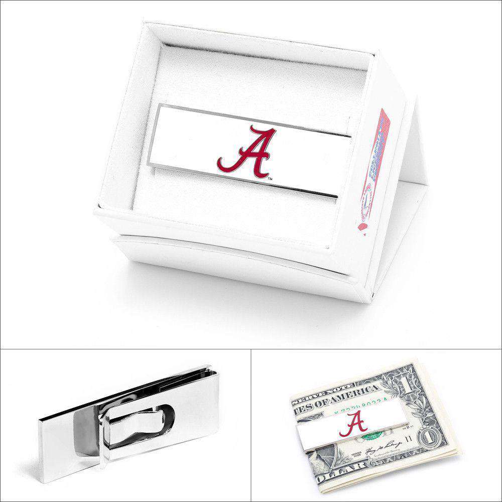 University of Alabama Money Clip in Crimson by CufflinksInc - Country Club Prep