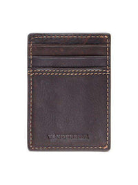 Vanderbilt Commodores Gridiron Mulitcard Front Pocket Wallet by Jack Mason - Country Club Prep