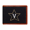 Vanderbilt University Needlepoint Wallet by Smathers & Branson - Country Club Prep