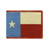 Vintage Texas Flag Needlepoint Wallet by Smathers & Branson - Country Club Prep