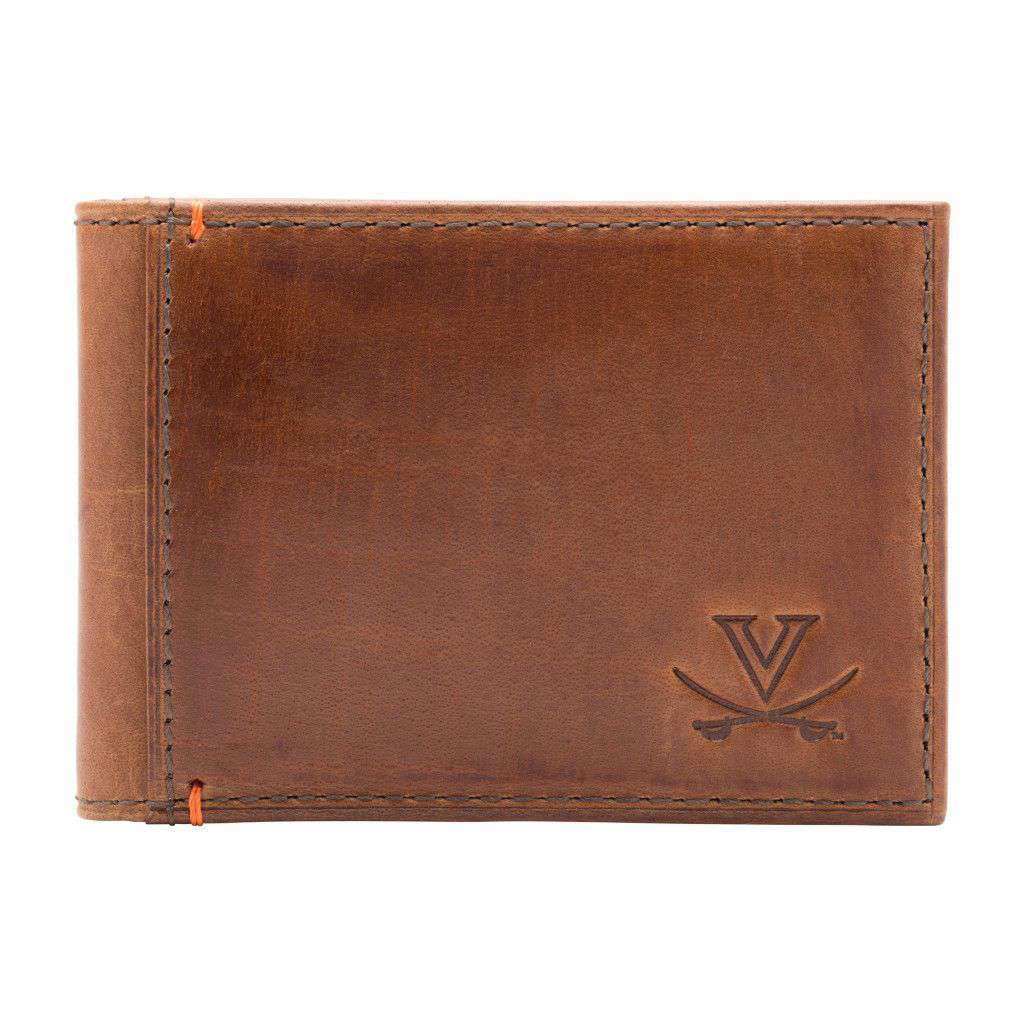 Virginia Cavaliers Campus Flip Bifold Front Pocket Wallet by Jack Mason - Country Club Prep