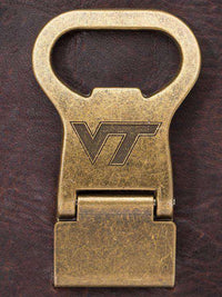 Virginia Tech Hokies Gridiron Mulitcard Front Pocket Wallet by Jack Mason - Country Club Prep