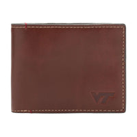 Virginia Tech Hokies Hangtime Slim Bifold Wallet by Jack Mason - Country Club Prep