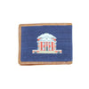 Virginia V and Charlottesville Rotunda Needlepoint Bi-Fold Wallet in Dark Navy by Smathers & Branson - Country Club Prep
