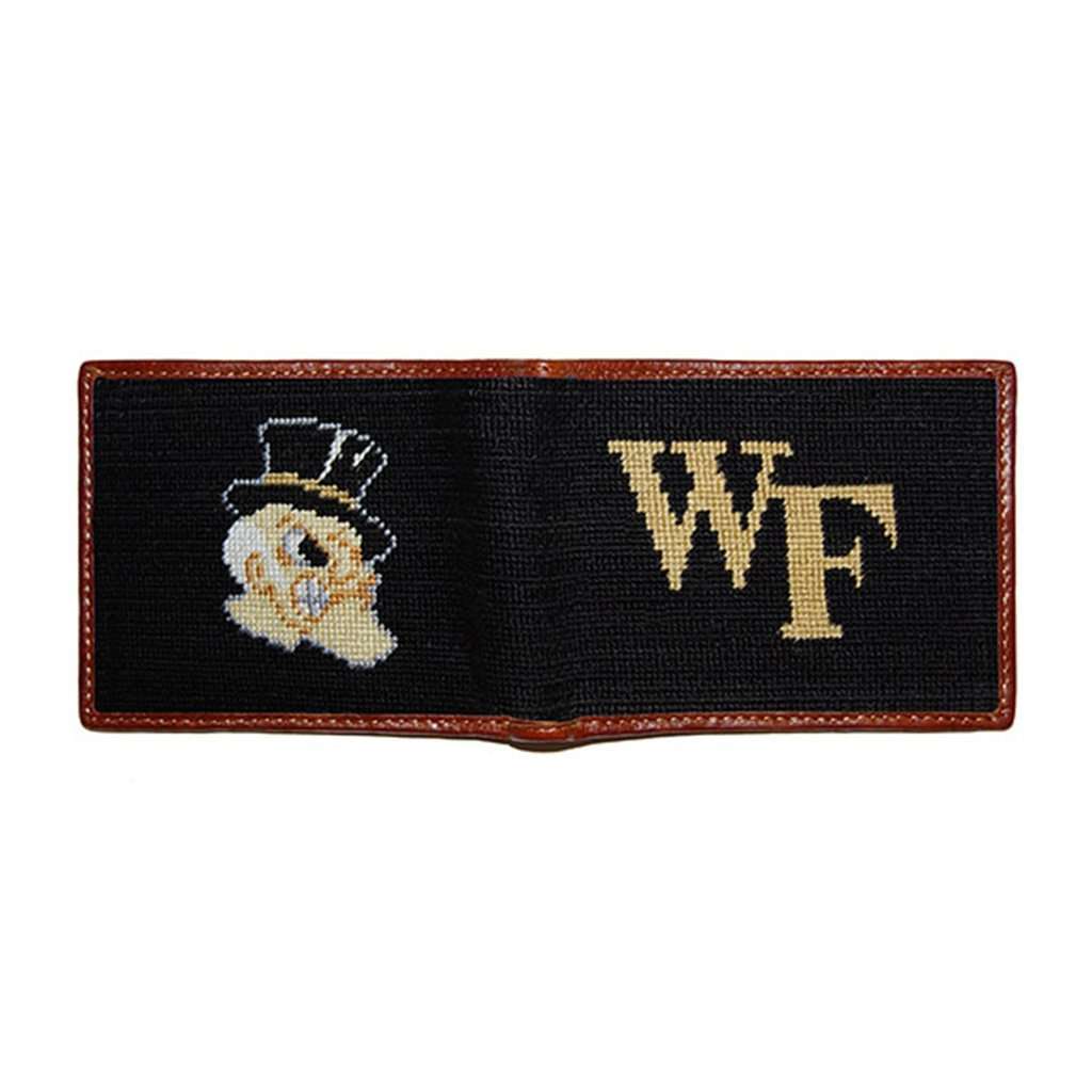 Wake Forest Needlepoint Wallet by Smathers & Branson - Country Club Prep
