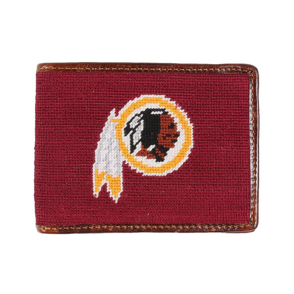 Washington Redskins Needlepoint Wallet by Smathers & Branson - Country Club Prep