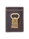 West Virginia Mountaineers Gridiron Mulitcard Front Pocket Wallet by Jack Mason - Country Club Prep