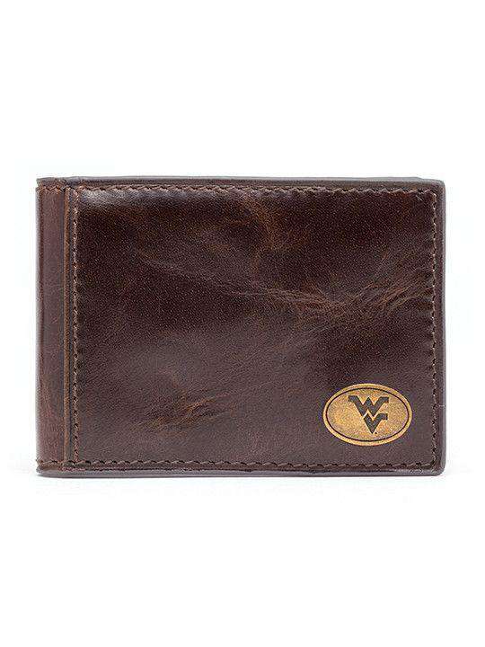 West Virginia Mountaineers Legacy Flip Bifold Front Pocket Wallet by Jack Mason - Country Club Prep